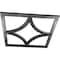 Ekena Millwork Statesman Architectural Grade PVC Pierced Medallion, 18"OD x 11 1/2"ID x 1/2"P, Antiqued Silver CMPP18X18STASV - alternate 4